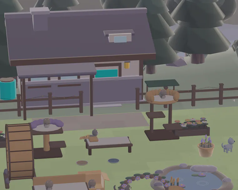 Gloaming Grove, a cabin among dark pines
